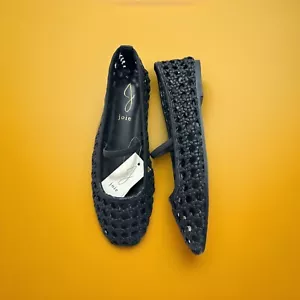 Joie schwere schwarze Ballerinas mit Riemen schwarz 7,5 $ 228 - Bild 1 von 5