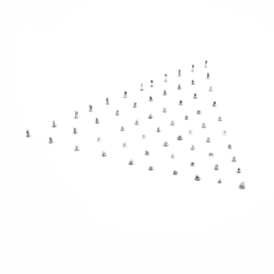 Juego completo de tornillos de repuesto con 2 tornillos plateados inferiores para iPhone 6 Foto 1 de 1
