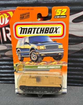 LANZADOR DE MISILES MILITAR MATCHBOX TREASURE HUNT CHASE TH 2000 LOGO Foto 1 de 4