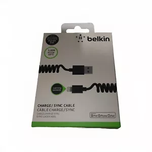Belkin Charge Sync Cable 6ft USB to Lighting iPhone iPad - Picture 1 of 2
