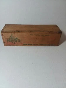 Vintage Windsor Club Wooden Two Pound Pasteurized Cheese Box Wisconsin - Picture 1 of 11