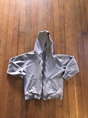 Felpa con cappuccio FEAR OF GOD 6a collezione FG beige taglia M cerniera rotta