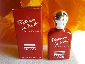 Miniature "RETIENS la NUIT" Johnny HALLYDAY Paris 5 ml EDT + BOX FULL + NEW