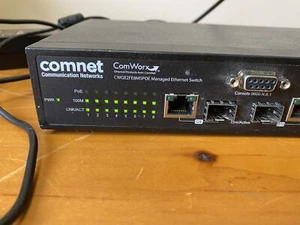 ComNet CWGE2FE8MSPOE+ Ethernet Switch with 8 BASE-TX + 2 BASE-TX/FX Ports & PoE - Picture 1 of 6