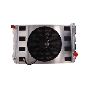 Kit de radiador de flujo profesional ventilador de refrigeración único universal de 31" para Chevy - Imagen 1 de 6