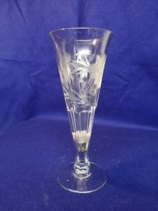Crystal Vase, 10 Inches Tall. - Picture 1 of 5