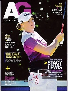 Stacy Lewis autographed Avid Golfer Magazine Free Shipping C818 - Picture 1 of 1