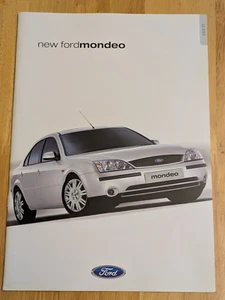 Ford Mondeo 2001 Brochure Prospekt inc. Zetec S - Picture 1 of 1