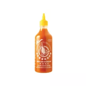 Flying Goose gelbe Sriracha Chilisauce 455 ml Exotisch Marinade Fruchtig Vegan - Bild 1 von 1