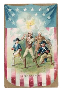 Tucks Post Card Independence Day postal antigua usada franqueado sello - Imagen 1 de 2