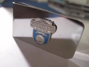 Greyhound Lines cloisonne logo Money Clip - Picture 1 of 3