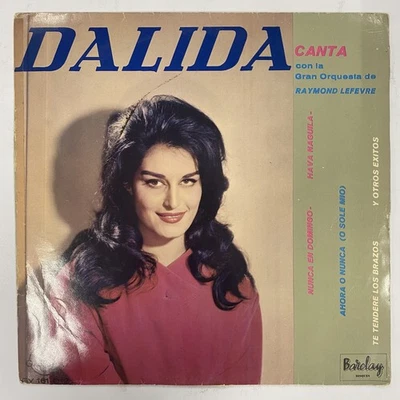 DALIDA - CANTA CON LA GRAN ORQUESTA DE RAYMOND LAFEVRE- 1961 MEXICAN LP, CHANSON - Image 1 of 4