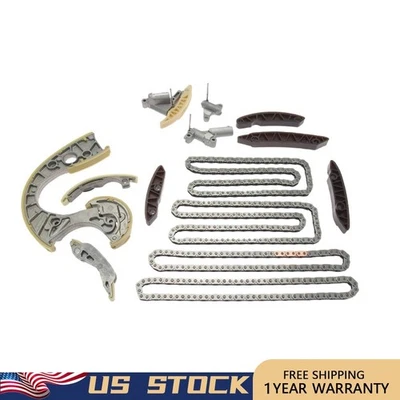14pcs Timing Chain Kit for 2004-2009 Audi B6 S4/B7 S4 A6 Quattro 4.2L 079109229D - Image 1 of 4
