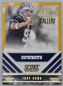 2016 Panini Score Signal Callers Gold Insert #6 Tony Romo Cowboys - Bild 1 von 2