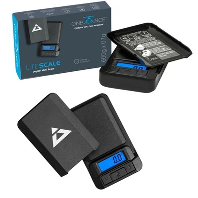 ON BALANCE MYCO Mini Digital Scales LS-600 Capacity 0.1g Accuracy Jewellery Pocket Size UK
