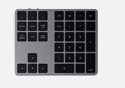 Satechi Bluetooth Extended Numeric Keypad – Slim Rechargeable 34-Key Numberpad – - Image 1 of 4