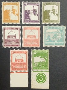 PALESTINE The British mandate colony, 8 Stamps pictorials issue - Picture 1 of 2