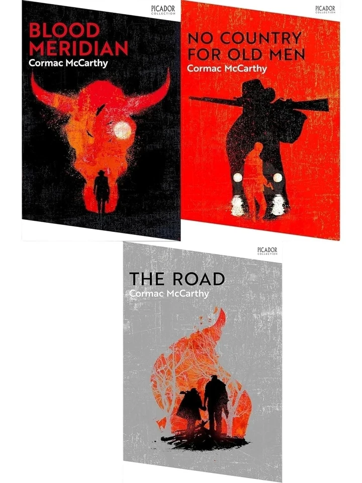 Cormac McCarthy 3 Books Set The Road, Blood Meridian & No Country for old men - Image 1 of 1