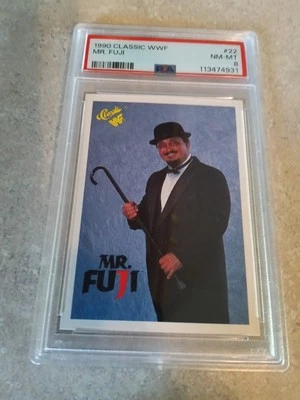 Mr Fuji Wwf PSA 8 NM To Mint Card - Image 1 of 2