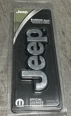 Chroma Decal C54-9117 Jeep Injection Molded Chrome Colored Emblemz Decal - Image 1 of 2