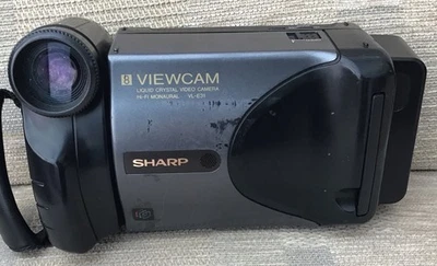 Sharp VL-E31H Viewcam Video 8 Camcorder for spares or repair  - Image 1 of 4