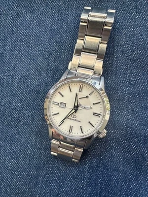 Orient Star Watch Power Reserve White Dial Automatic Mens Watch Elegant - Image 1 of 3