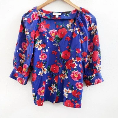 YUMI KIM Fiona Silk Blouse Size Small - Image 1 of 4