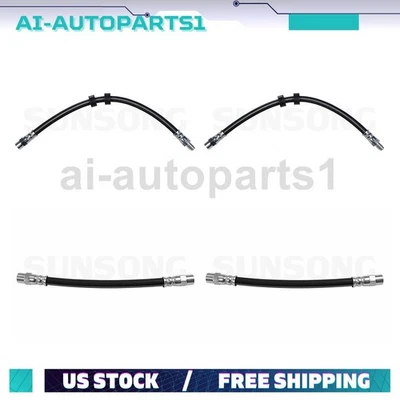 Manguera hidráulica de freno trasero delantero 4 piezas para Volvo 850 1993 1994 1995 1996 1997 tracción delantera Foto 1 de 4