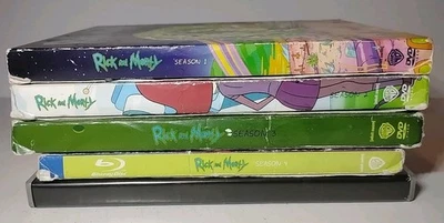 Rick And Morty Seasons 1-4 & Season 6 Adult Swim DVD Dark Humor Comedy Untested - Image 1 of 3