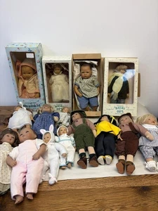 GROSSES KONVOLUT VINYL UND STOFF HEIDI OTT PUPPEN VERSCHIEDENE GRÖßEN - Bild 1 von 24