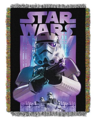 Northwest Star Wars Woven Tapestry Throw Blanket, 48" x 60", Storm Ahead - Image 1 of 4