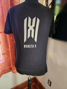 Monsta X Tultex Graphic Band Tee T-Shirt Short Sleeve K-Pop Music Size Large - Picture 1 of 2
