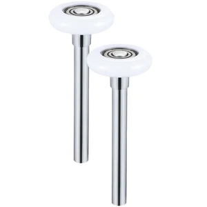 2 Pcs Nylon Pulley Garage Door Replacement Track Roller Wheel Guide - Picture 1 of 12