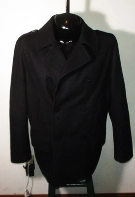 Chaquetón aislante de doble botonadura de lana negra NAUTICA para hombre talla L Foto 1 de 4