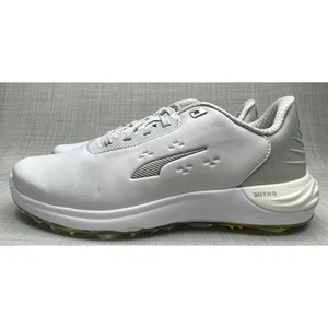 Zapato de golf Puma PhantomCat Nitro 378939-03 blanco plateado gris pluma para hombre talla 8,5 - Imagen 1 de 6