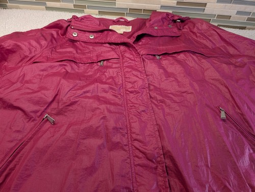 Poncho antipioggia Michael Kors rosa S con cappuccio in ottime condizioni