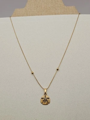 Collar Alex and Ani Oro Ajustable 28" Sandollar Océanos ✨️🌞 Foto 1 de 4