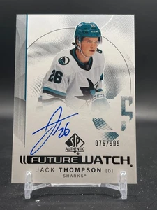 2024-25 Jack Thompson UD SP Authentic Future Watch Auto /999 Rookie #113 - Picture 1 of 3