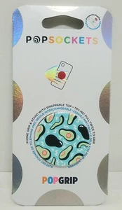 PopSocket Popgrip Blue Green Avacado Grip & Stand Swappable Top Fruit - Picture 1 of 3