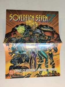 Póster promocional Sovereign Seven 9x12 Chris Claremont 1995 ENVÍO COMBINADO - Imagen 1 de 1