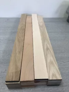 Oak / Ash / Beech / Maple timber 5 Length Of Each Type@48x10x600mm long Hardwood - Picture 1 of 3