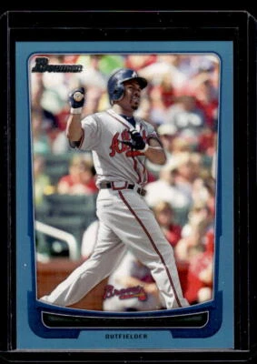 2012 Bowman Michael Bourn Blue #44 - Image 1 of 2
