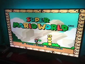 Red Box Super Mario World Super Nintendo Snes Pal Rare - Picture 1 of 4