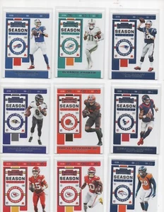 2019 Lot Of 26 Panini Contenders Fooball Cards. 5 Rookie Ticket Autos + 1 - Picture 1 of 6
