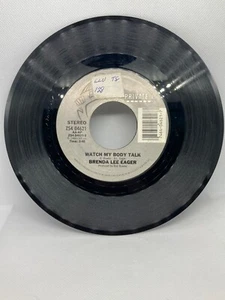 Brenda Lee Eager Watch My Body Talk 45b RPM Vinyl - Picture 1 of 13