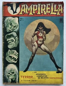 Vampirella N° 1 EDITORIAL MAZZONE 1970 Argentina, Spanish Foreign Magazine - Picture 1 of 6
