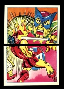 IRON MAN 1984 Marvel Secret Wars Sticker Puzzle #32 - 33 C4 - Picture 1 of 2