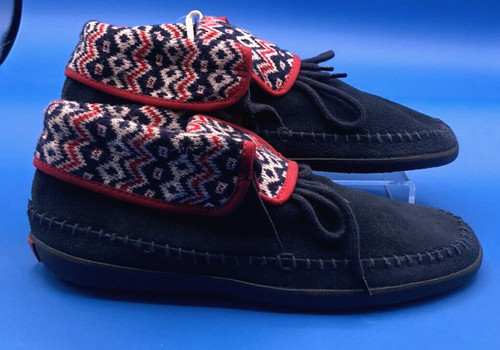 Vans Mohikan Mocassino Blu Navy Scamosciato Scarpa Surf Sider Scarpe Donna Taglia US 6