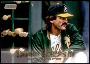 Dennis Eckersley 2019 Topps Stadium Club 5x7 Gold #174 /10 Athletics
