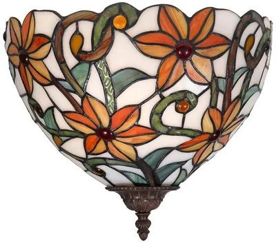 Tiffany Style Stained Glass 1 light Wall Sconce Lamp Tangle SW12712 Brand NEW!!! - Image 1 of 2